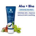 AHA+BHA Exfoliating gel facewash with Green tea and.  Chamomile l 100ml - Image 2