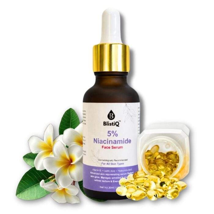 5% Niacinamide Face Serum with Hylauronic Acid , Lactic Acid & Vitamin E l 30ml - Image 7